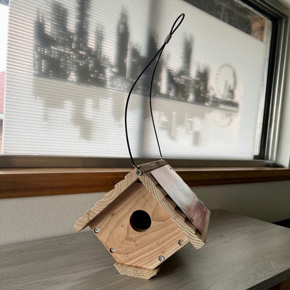 Bird House - Wren House NWT Unfinished surface - Picture 4 of 6